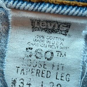 Distressed Levi Jeans 34/30 MADE IN USA 🇺🇸